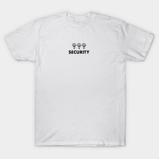 Security paw print T-Shirt